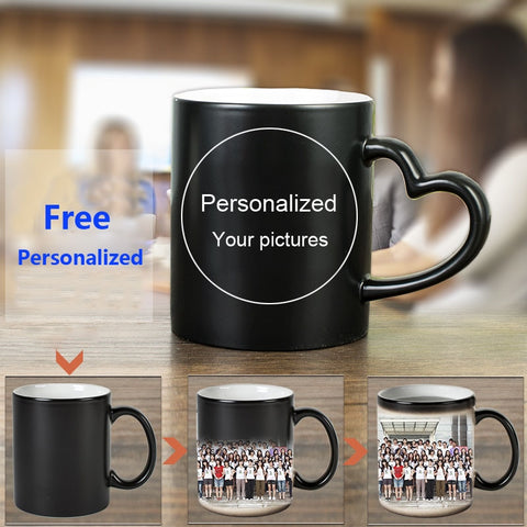 Personalized Heat Change Mugs - Please Read Description Before Buying