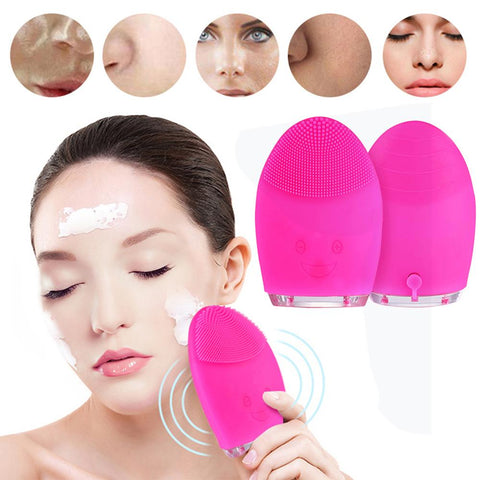 Silicone Electric Face Cleansing Machine - Waterproof Machine